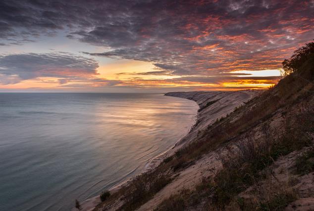 sunrise in the Upper Peninsula
